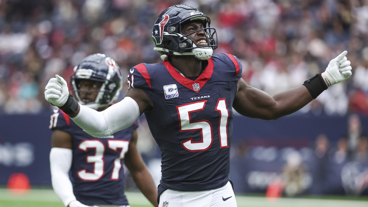 Houston Texans defensive end Will Anderson Jr.